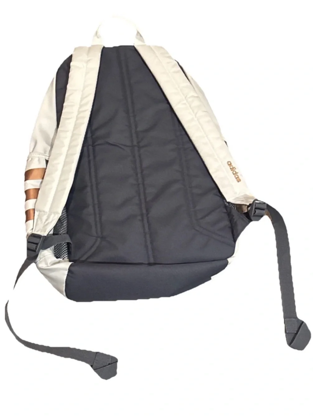 Adidas Women's White Backpack with Rose Gold Accents - Picture 4 of 8